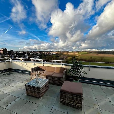 Ferienwohnung Charmante Penthouse - Nahe Badewelt - Hoffenheim Stadion Sinsheim Exterior foto